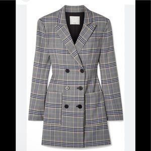 Tibi Lucas Double-Breasted Blazer Dress